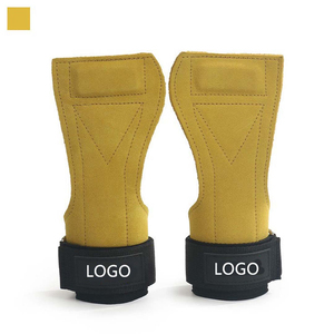 Guantes de Neopreno sin Dedos para Ejercicio con Logotipo Personalizado, Agarre de Cuero para la Palma con Correa de Muñeca Ajustable - Product Image 6