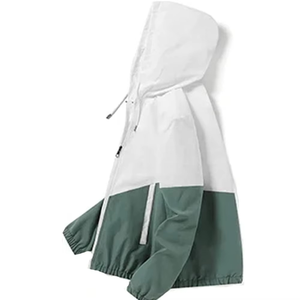 Customizable Half Zip Hooded Windbreaker Sets Unisex Summer Breathable Nylon Fabric Regular Length Pocket Placement Customized - Product Image 3