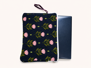 Funda Acolchada para Portátil Fashty Lifestyle, de Algodón, con Cierre, Estampado Floral, para Ordenador de 25 Pulgadas, 20G, para Viajes Diarios - Product Image 4