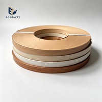 Bande de chantournage PVC autocollante aspect bois brillant 1x22mm largeur personnalisée 0.4-3mm pour bordure supérieure de plan de travail de laboratoire