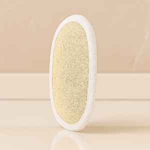 Éponge exfoliante pour le corps en loofah et éponge naturelle avec sangle de maintien |   Éponge exfoliante pour le bain et la douche, écologique |   Spa biodégradable - Product Image 5