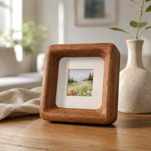 Wooden <b>Square</b> Photo <b>Frame</b>, Tabletop Home Decor for Pictures - Product Image 3