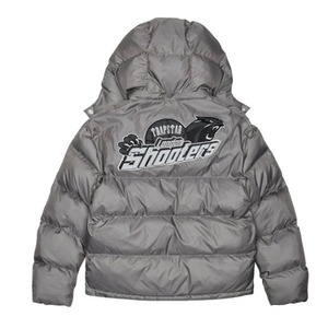 Blouson matelassé réfléchissant et imperméable pour homme, coupe-vent, à capuche, en toile épaisse, séchage rapide, style streetwear hiver - Product Image 1