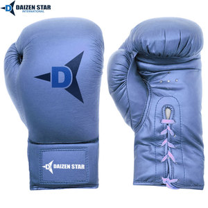 Gants de boxe en cuir PU vert Daizen Star, équipement d'entraînement, fermeture velcro, sangle de poignet réglable pour adultes - Product Image 5