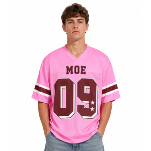 Fabricant de maillots de football américain personnalisés à col en V, unisexe, respirants, à séchage rapide, en mesh, vente en gros de vêtements de sport, fournisseur d'uniformes d'équipe - Product Image 1
