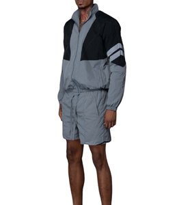 Top Quality Men Windbreaker Short Set Hot Selling Comfortable Cheap Price Breathable Men Windbreaker Short Set with Custom Logo - Product Image 3