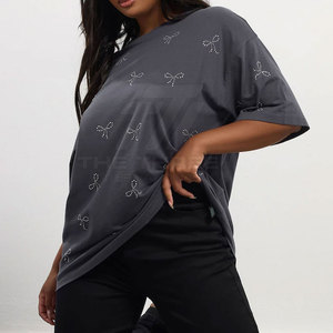 T-shirts amples pour femmes, coupe droite décontractée, best-sellers, écologiques, 100% coton, séchage rapide, respirants, pour toutes les occasions - Product Image 2