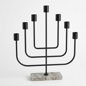 Portacandele Decorativo di Lusso Moderno Nero di Alta Qualità - Product Image 2