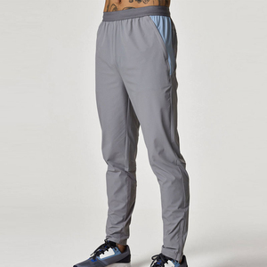Conjunto Deportivo con Capucha para Hombre, Diseño Color Block Gris y Azul, Tejido de Poliéster de Secado Rápido, Ropa Deportiva para Otoño - Product Image 2
