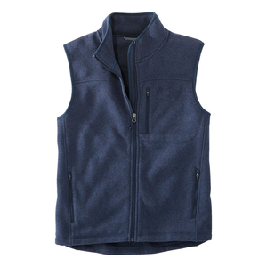 Chaleco de lana para hombre, con logotipo personalizado, tejido, sin mangas, informal, transpirable, para invierno, tipo chaleco acolchado. - Product Image 2