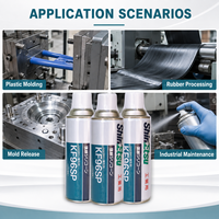 Agent de démoulage industriel KF96SP Shin-Etsu, fluide silicone diméthylique, agent de pulvérisation facile et lisse pour moules en plastique, caoutchouc et métal