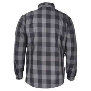Camisas de Franela a Cuadros para Hombre, Estilo Nuevo, 100% Algodón, Transpirables, de Manga Larga, Talla Grande, con Logotipo Personalizado - Product Image 2