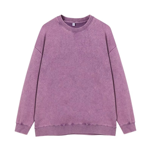 Sweat-shirt à capuche zippé oversize délavé pour homme, style Y2K streetwear vintage, en coton délavé, coupe classique, logo personnalisé, hiver - Product Image 4