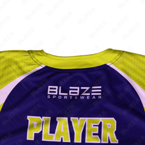 Blaze Fight Wear Camisetas de béisbol totalmente personalizadas diseñadas para máxima comodidad y rendimiento Camisetas personalizadas en blanco para hombres - Product Image 4