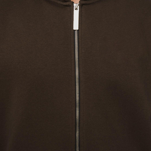 Sudadera con capucha extragrande para hombre, de algodón grueso, estilo urbano, con cremallera, fabricante de sudaderas con logotipo personalizado, venta al por mayor - Product Image 5