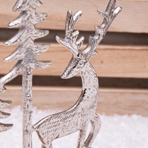 Escultura Metálica Moderna, Elegante Obra de Arte para el Hogar, Sala de Estar, Oficina y Decoración de Mesa, Escultura Metálica Abstracta - Product Image 3