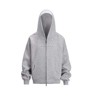 Sudaderas con Capucha Cortadas de Fábrica para Logotipo Personalizado, Sudaderas con Capucha de Peso Pesado para Hombre, Sudadera con Capucha con Cremallera de Alta Calidad - Product Image 2