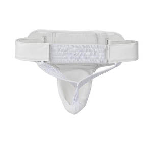 Protège-entrejambe en PU blanc, élastique, pour la protection des arts martiaux, entraînement MMA, haute qualité, Taekwondo - Product Image 6