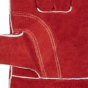 Guantes de Trabajo de Cuero ISONZ, Guantes de Seguridad Resistentes al Calor para Soldadura, con Puño Largo, para Barbacoa - Product Image 3
