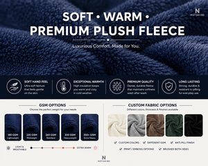 Peignoir à capuche en polaire premium unisexe, robe de bain d'hiver, logo personnalisé, vente en gros, usine OEM - Product Image 2