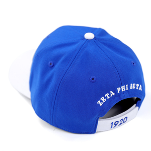 Casquette de baseball ajustable Zeta Phi Beta bleu roi pour femme, style HBCU, vêtements grecs, chapeau de sororité ZPB - Product Image 2