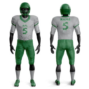 Uniforme de football américain de compétition pour ligue scolaire, impression par sublimation personnalisée, short respirant à séchage rapide, unisexe adulte - Product Image 6