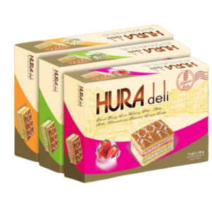 Pastel de Fresa y Leche Hura Deli, 168g, Pastel Esponjoso Suave con Fruta y Leche, Precio Competitivo, Venta al Por Mayor, Exportación - Product Image 5