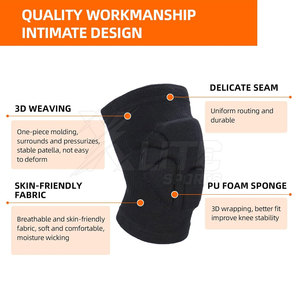 Genouillères de gardien de but en éponge souple, protection professionnelle, entraînement de football, matchs, tissu élastique, plusieurs tailles - Product Image 5