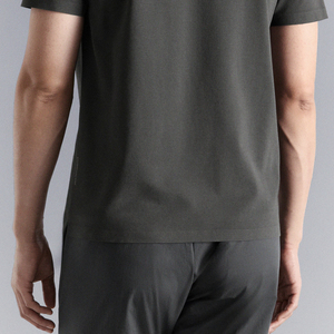 T-shirt à col rond pour homme, coupe confortable au quotidien, couleur unie, avec logo personnalisable, design élégant à prix abordable 2026 - Product Image 6