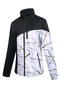 Chaqueta Cortavientos Impermeable para Mujer, Chaqueta Softshell de Poliéster Resistente para Aventuras al Aire Libre y Uso Casual - Product Image 3