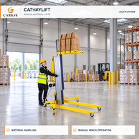 Cathaylift Mini-élévateur vertical économique 340 kg avec mât, équipement de levage pour personnel, hauteur de levage 3,5-7,9 m, certifié CE