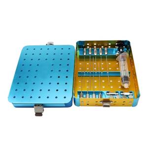 Ensemble d'instruments chirurgicaux vétérinaires en alliage d'aluminium réutilisables, manuels, certifiés CE Classe I - Product Image 2