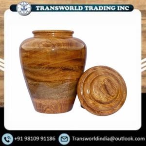 Classic Handmade Wooden <b>Ashes</b> Urn <b>Box</b> Premium Memorial Cremation Keepsake Elegant Funeral Storage Decorative Adult Urn - Product Image 6