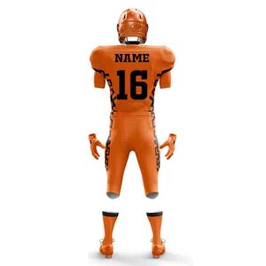 Premium Quality Reflective Breathable Outdoor Design Your Own American Football Uniform Sets MOQ 100% Polyester Custom Made Sets - Product Image 3