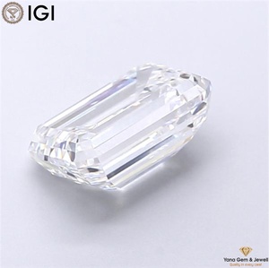 เพชร CVD เจียระไนทรงมรกต น้ำหนัก 2.00 กะรัต ได้รับการรับรองจาก IGI สี D ความสะอาดระดับ VS1 เหมาะสำหรับแหวนแต่งงานแบบโซลิแทร์ - Product Image 5