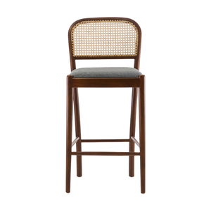 Gỗ sồi hiện đại bọc thanh phân ghế cho nhà <span class=keywords><strong>bar</strong></span> và nhà bếp đảo ổn định truy cập Phân - Product Image 1