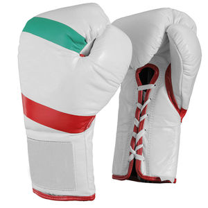 Gants de boxe MMA professionnels, impression de logo personnalisé, cuir, adulte, vente en gros, gants de boxe personnalisés avec logo, 12oz et 16oz, pour hommes. - Product Image 4