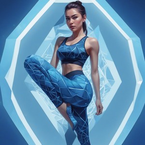 Leggings froissés effrontés conception personnalisée leggings de yoga à jupe fournisseur de leggings de yoga en spandex de haute qualité du Bangladesh - Product Image 3