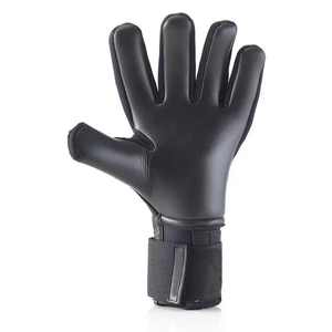 Football Goalkeeper Gloves <b>Full</b> Finger PU Leather Silicone Printed Non <b>Slip</b> Breathable Adjustable Wrist Strap Hook Loop Closure - Product Image 5