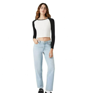 เสื้อเชิ้ตแขนยาวผู้หญิงทรงเข้ารูป ดีไซน์ครอปสั้น น้ำหนักเบา ผ้าคุณภาพดี แขนทรงเรกแลน ขายดีประจำปี 2026 - Product Image 4