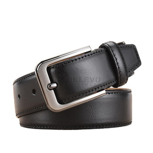 Cinturón de Cuero Genuino Casual de Todos los Tamaños con Hebilla de Pin, Cinturones de Cuero Genuino con Hebilla de Aleación - Product Image 5