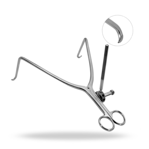 Retractor Lateral PLIF de 22 cm para Neurocirugía, Retractor Quirúrgico de Columna Vertebral para Fusión Intervertebral Lumbar - Product Image 1