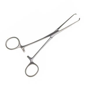 Pinzas Hemostáticas Allis de 14 cm, Rectas, de Acero Inoxidable, Instrumento Manual, Juego de 4x5 Dientes, Certificación CE ISO13485, para Hospital - Product Image 1