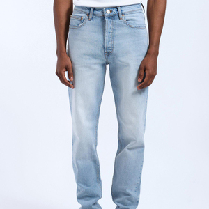 Pantalones Vaqueros Ajustados de Última Moda para Hombre, Corte Slim, Color Sólido, Largos, de Mezclilla, de Alta Calidad, Casuales, Lavados con Piedras - Product Image 5