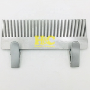 HOOPER COMPANY New Arrivals Black Comb Strong Hold Hair <b>Hanger</b> Wig <b>Stand</b> Durable Mini Stainless Steel Custom Logo Hair Extension - Product Image 3