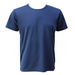 T-shirt de sport unisexe à manches courtes et col rond, séchage rapide, pour course à pied et marathon, broderie personnalisée du logo OEM, fabriqué en Chine par BD. - Product Image 4