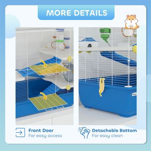 Gabbia per Criceti in Acciaio Inossidabile e Vetro (Grande, Piccola, Media, Modelli Personalizzati, Uso Interno) - Product Image 2