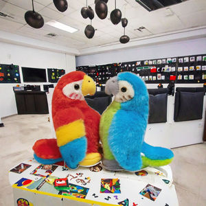 Juguete de Peluche de Loro Adorable y Creativo con Soporte Magnético, Muñeco de Pájaro Realista, Peluche Súper Suave, Algodón PP - Product Image 2