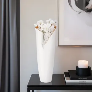 Jarrón de flores de hierro de lujo hecho a mano, adorno moderno para el hogar, jarrón floral de metal contemporáneo, pieza de arte decorativa, jarrón de flores Zahid Export - Product Image 6