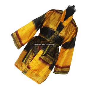 KS006 Bata de Dama de Honor para Mujer, Kimono Corto, Gran Venta, Lencería Sexy para Mujer, Bata de Dama de Honor de Seda, Kimono Corto para Mujer - Product Image 3